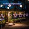 4 Pack Red White and Blue Solar Light Outdoor, 4th of July Decorations Patriotic Lights with Big LED Neon Star for Yard Decor